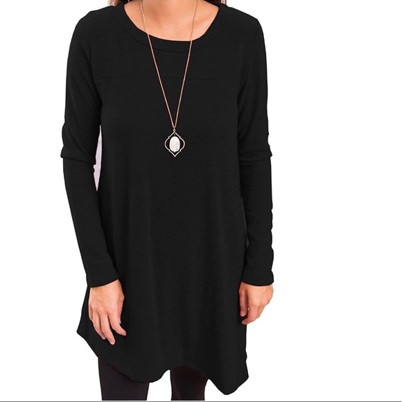 Women's Long Sleeve Scoop Neck Button BRAND NEW - Picture 2 of 4